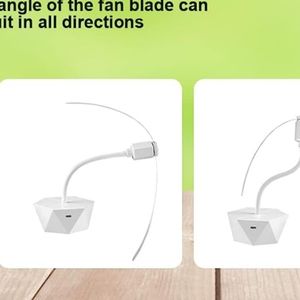 White table fly fans set of 2